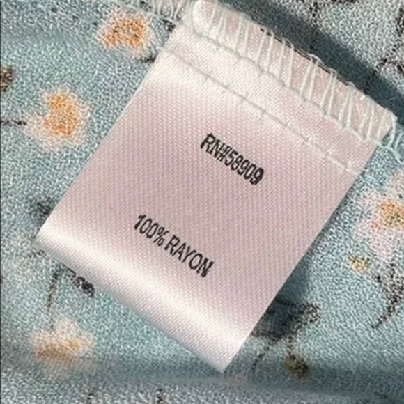 Chelsea & Violet Crop Tank Blouse Girls XL Lt Blue Ruffle around top NWT. $34 - Picture 5 of 5